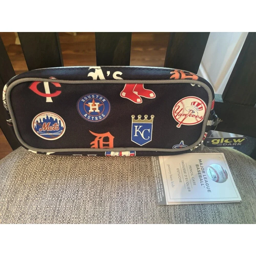 Pottery Barn School LARGE Backpack Football Baseball Travel Sport bag MLB NFL  .